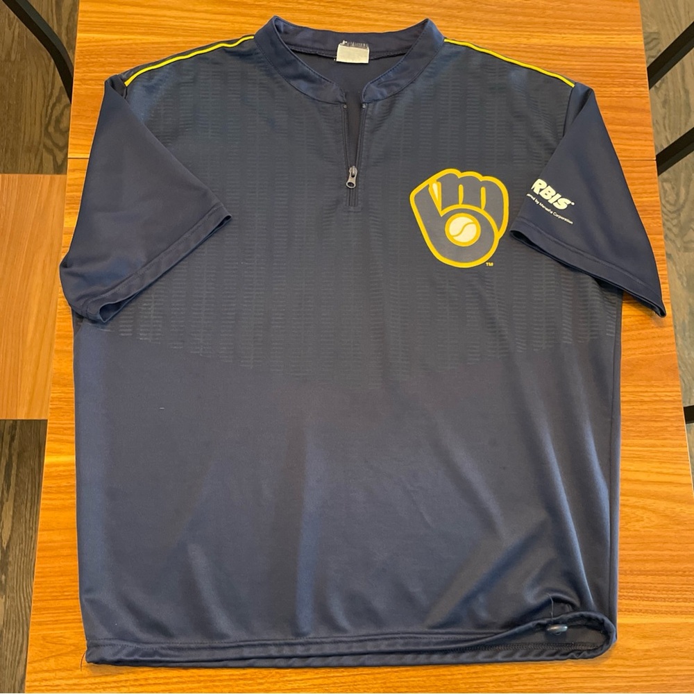 Milwaukee Brewers 1/4 Zip Lightweight Pullover